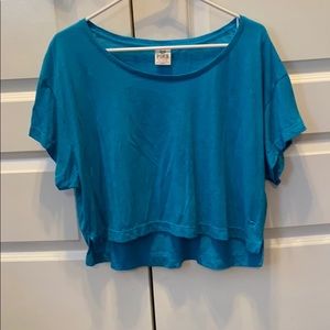 VS PINK Blue Crop XS
